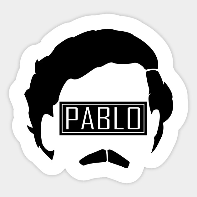 Pablo Escobar Pablo Escobar Sticker TeePublic